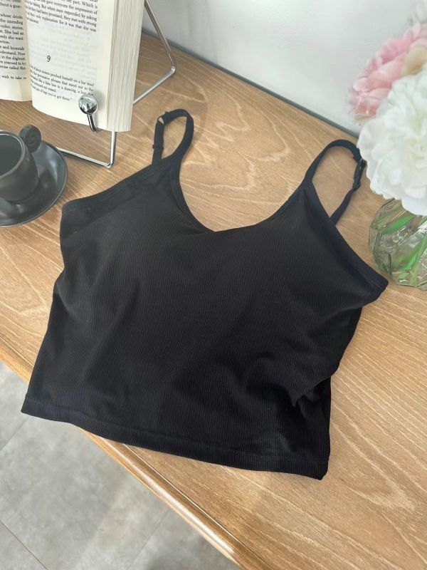 <正韓>細肩可調節挖背bra top 