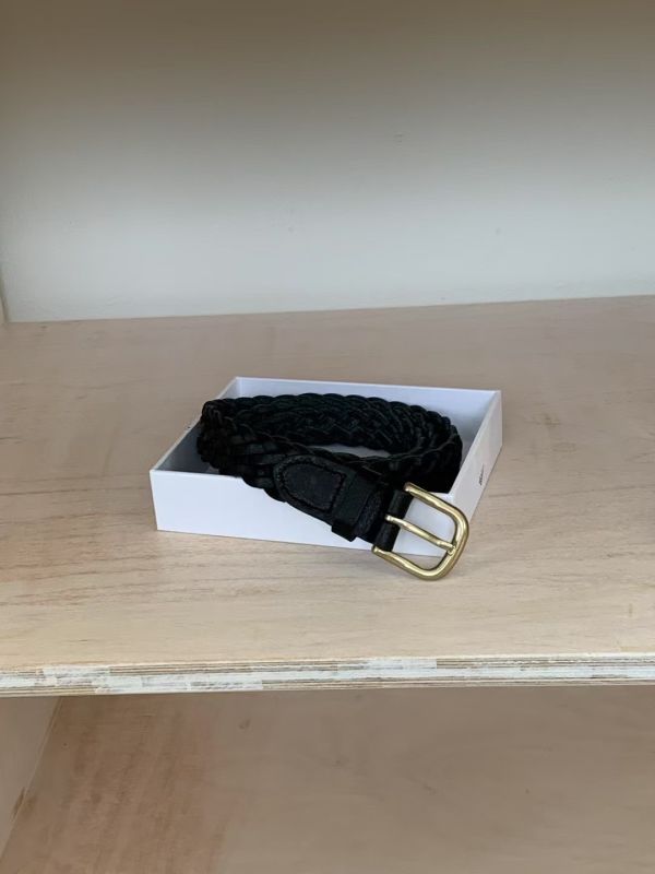 麻花編織腰帶 