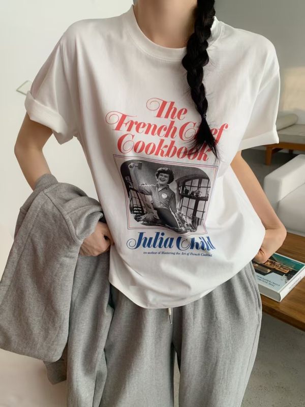 法國廚師圖騰短T 