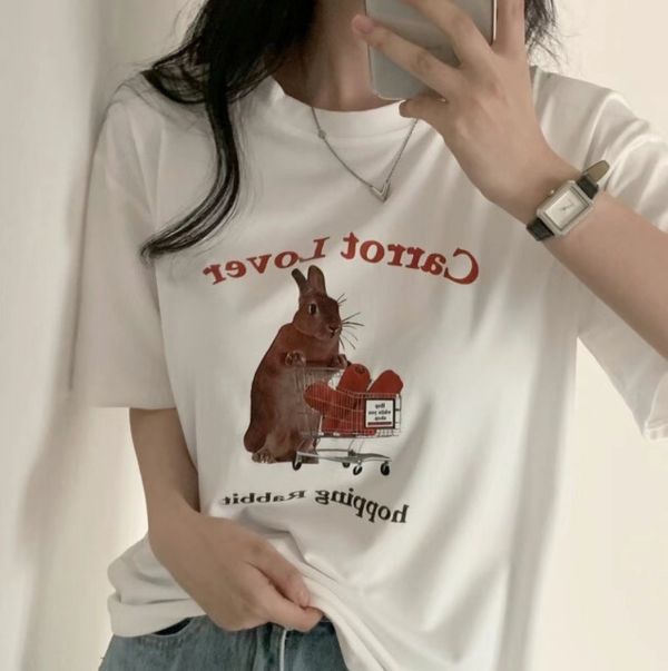 小兔愛吃紅羅蔔棉T 