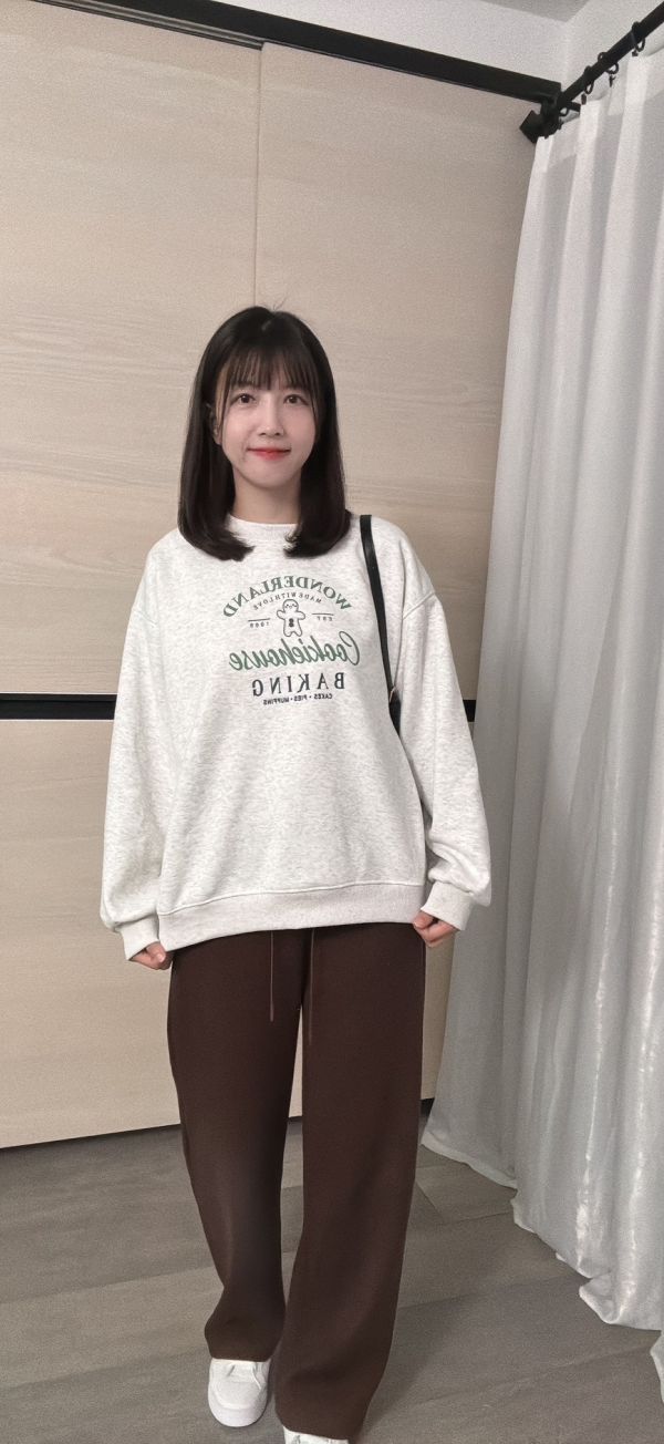 薑餅人寬鬆衛衣 