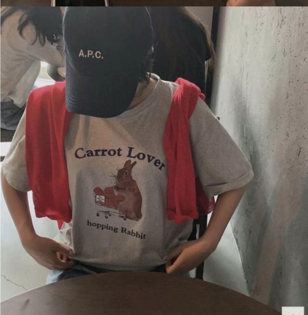 小兔愛吃紅羅蔔棉T 