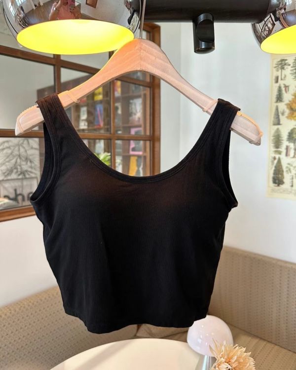 <正韓>莫代爾棉挖背bra top 