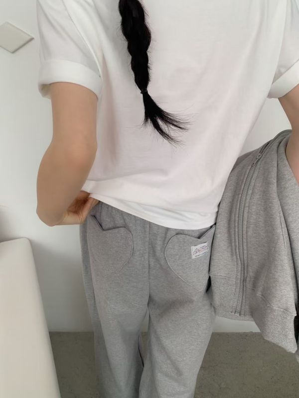 心型口袋運動褲 