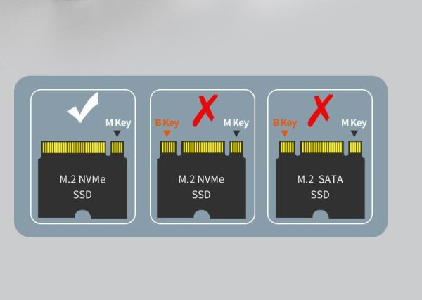 M2H M.2 NVME SSD硬碟外接盒福利品 M.2 外接盒
