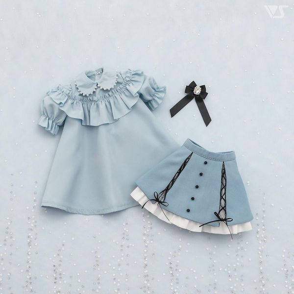 小惡魔洋裝套裝（淺藍色）· Mini 