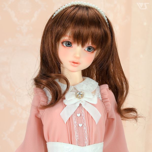 甜美娃娃裝（白色x粉色） 