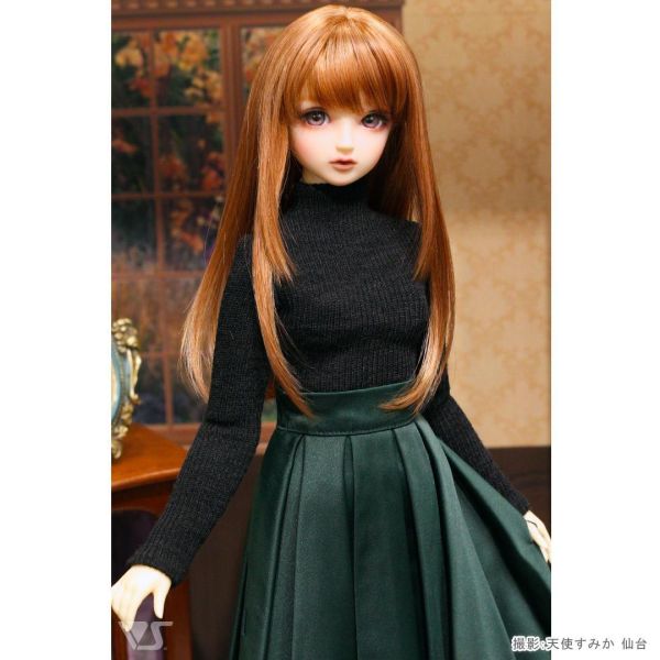 高領針織毛衣裙（黑色） 