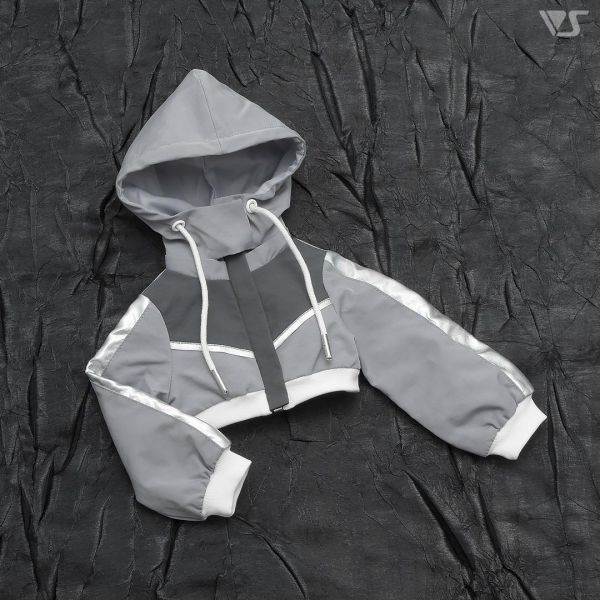 Cyber Street 拼色短夾克 