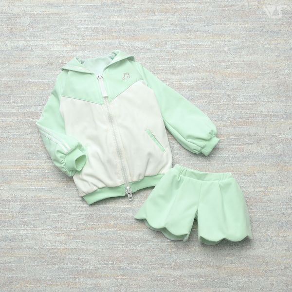 音符運動服（薄荷綠） 