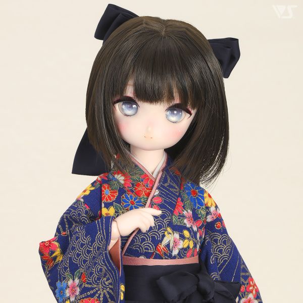 華美和服裙袴套裝（藍色）· Mini 
