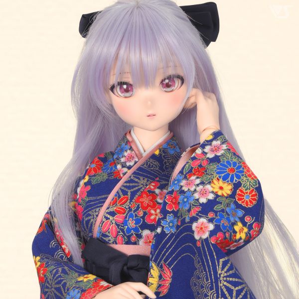 華美和服裙袴套裝（藍色） 