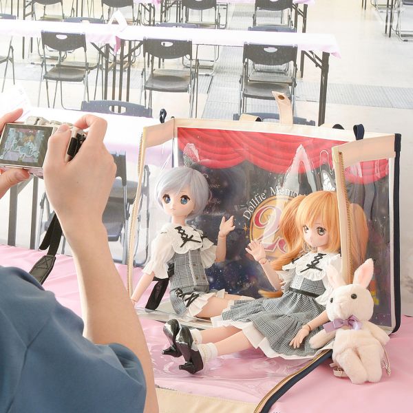 Dollfie透明手提袋（粉紅） 