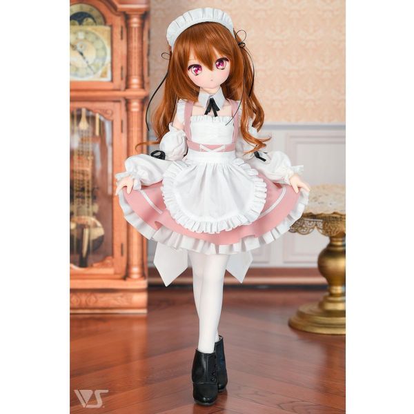 絲帶裝飾背帶裙套裝（粉色）· Mini Volks, Dollfie, Dollfie Dream, DD, SD, MDD, MSD, 台灣官方代理, 聯合美, 4518992458779