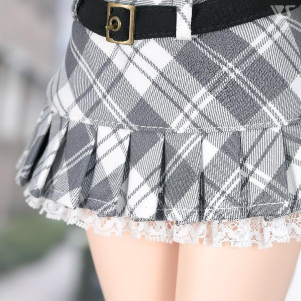 背帶迷妳裙套裝（灰色） Volks, Dollfie, Dollfie Dream, DD, SD, MDD, MSD, 台灣官方代理, 聯合美, 4518992457895
