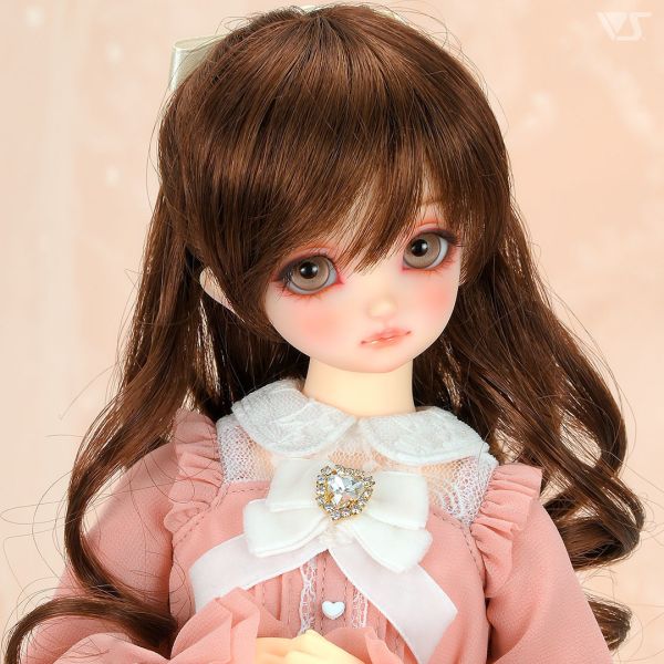 甜美娃娃裝（白色x粉色）· Mini 