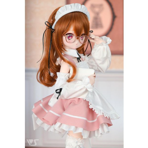 絲帶裝飾背帶裙套裝（粉色）· Mini Volks, Dollfie, Dollfie Dream, DD, SD, MDD, MSD, 台灣官方代理, 聯合美, 4518992458779