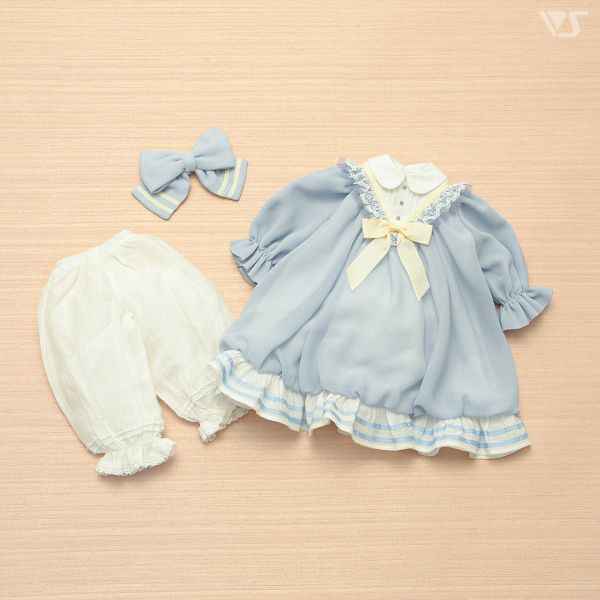 甜美可愛小女孩套裝（藍色）· Mini 