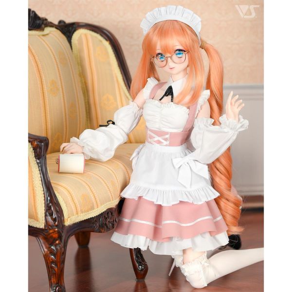 絲帶裝飾背帶裙套裝（粉色） Volks, Dollfie, Dollfie Dream, DD, SD, MDD, MSD, 台灣官方代理, 聯合美, 4518992458793