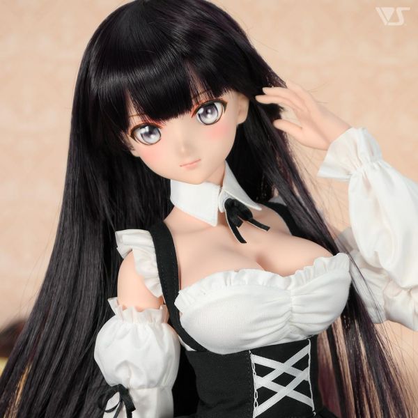 絲帶裝飾背帶裙套裝（黑色） Volks, Dollfie, Dollfie Dream, DD, SD, MDD, MSD, 台灣官方代理, 聯合美, 4518992458786