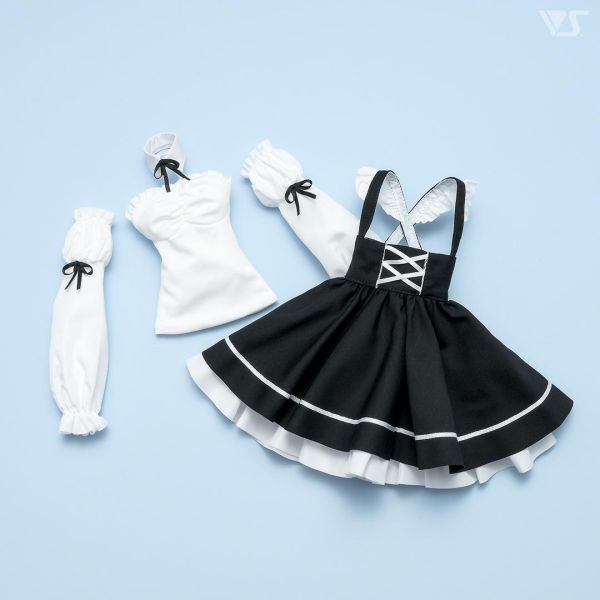 絲帶裝飾背帶裙套裝（黑色） Volks, Dollfie, Dollfie Dream, DD, SD, MDD, MSD, 台灣官方代理, 聯合美, 4518992458786