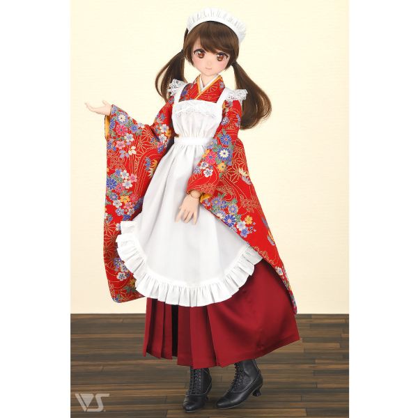 華美和服裙袴套裝（茜色） 