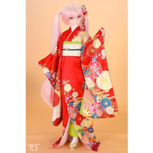 振袖和服（緋紅） 