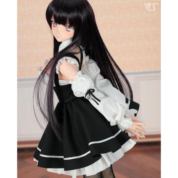 絲帶裝飾背帶裙套裝（黑色） Volks, Dollfie, Dollfie Dream, DD, SD, MDD, MSD, 台灣官方代理, 聯合美, 4518992458786