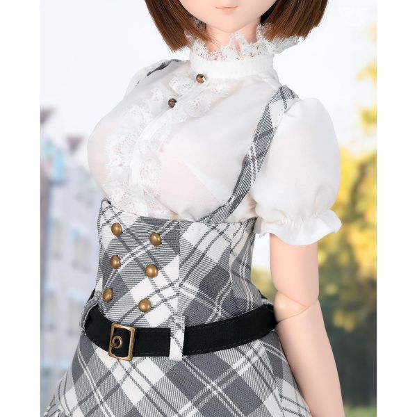 背帶迷妳裙套裝（灰色） Volks, Dollfie, Dollfie Dream, DD, SD, MDD, MSD, 台灣官方代理, 聯合美, 4518992457895