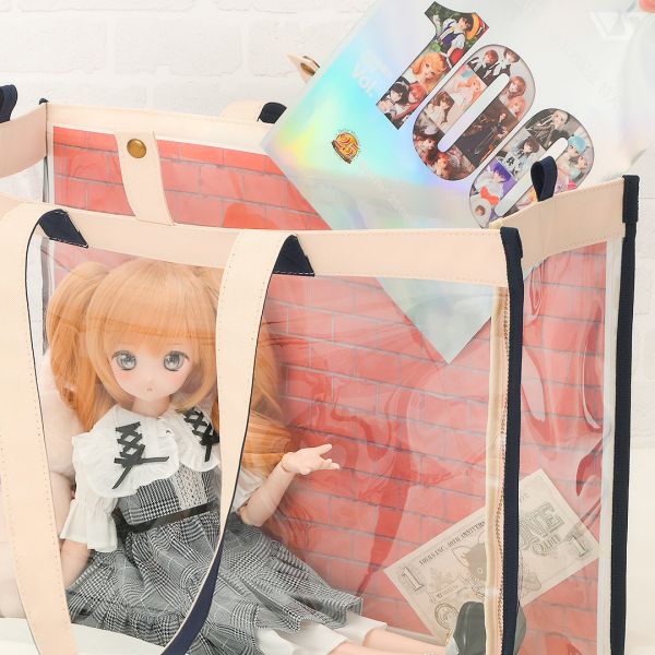 Dollfie透明手提袋（粉紅） 