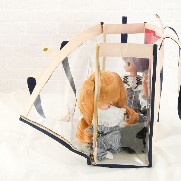 Dollfie透明手提袋（粉紅） 