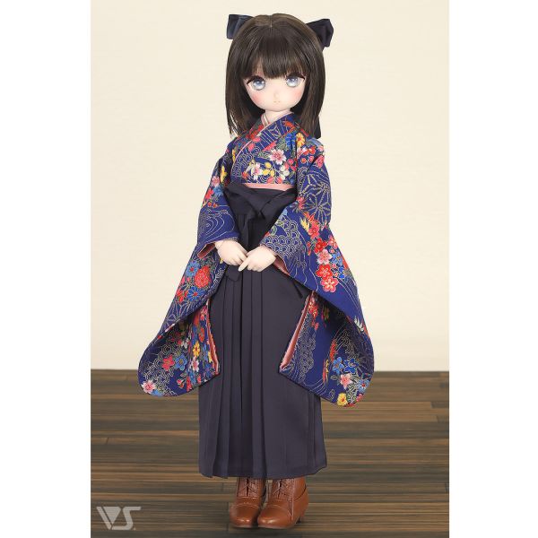 華美和服裙袴套裝（藍色）· Mini 