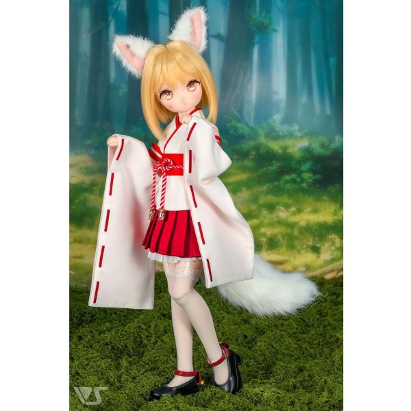 白狐的耳朵＆尾巴套裝 Volks, Dollfie, Dollfie Dream, DD, SD, MDD, MSD, 台灣官方代理, 聯合美, 4518992421278
