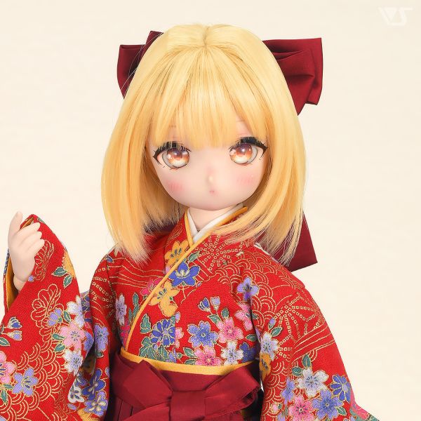 華美和服裙袴套裝（茜色）· Mini 