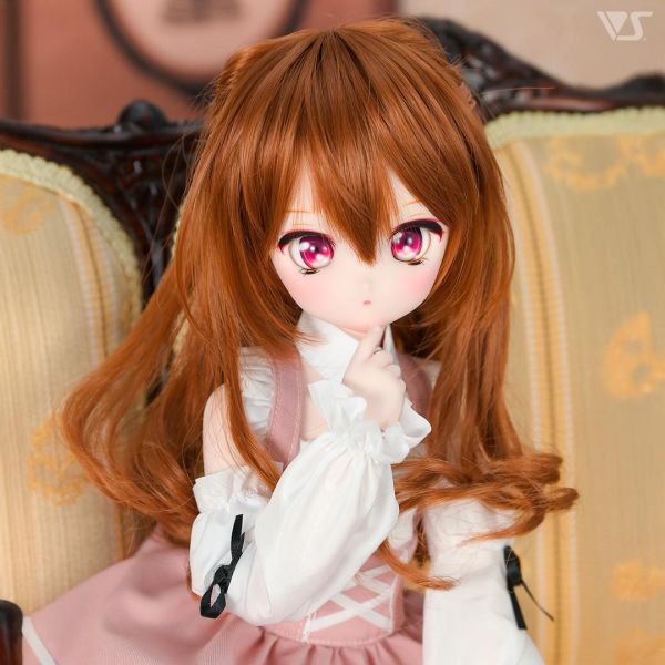 絲帶裝飾背帶裙套裝（粉色）· Mini Volks, Dollfie, Dollfie Dream, DD, SD, MDD, MSD, 台灣官方代理, 聯合美, 4518992458779
