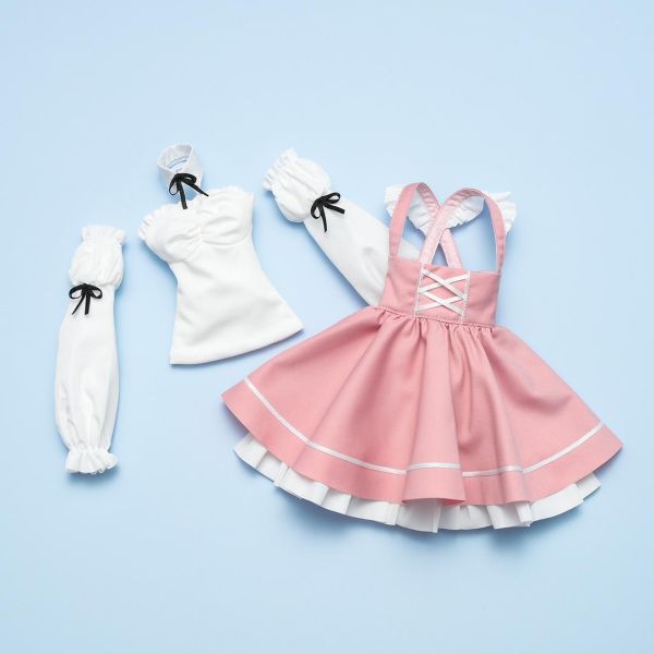 絲帶裝飾背帶裙套裝（粉色） Volks, Dollfie, Dollfie Dream, DD, SD, MDD, MSD, 台灣官方代理, 聯合美, 4518992458793