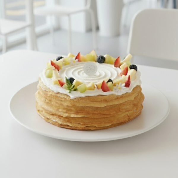 水果岩燒千層蛋糕