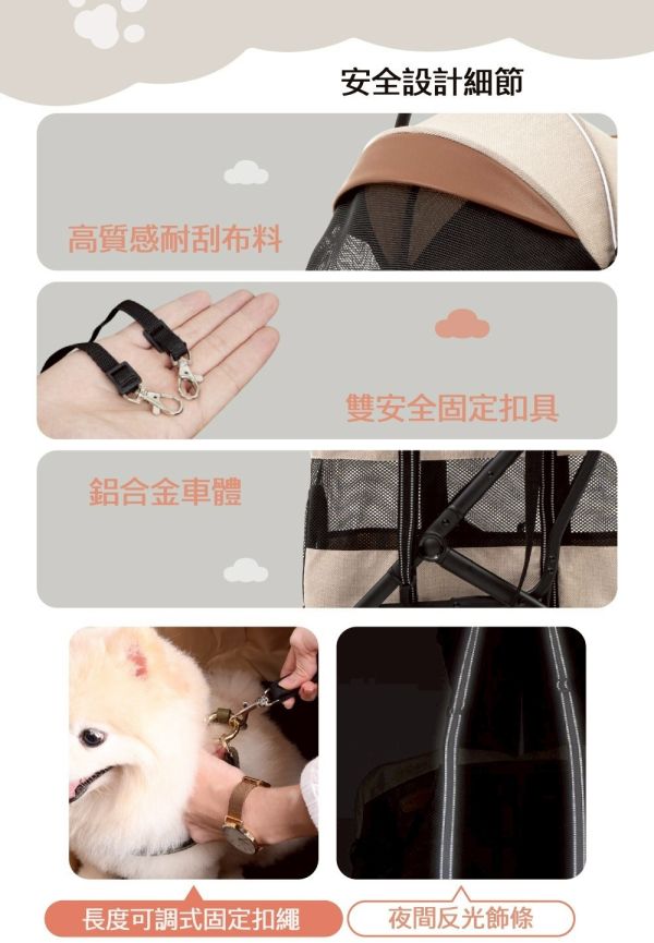 BERND寵物推車 Wanda pet 雙層可拆式座艙 功能再進化

BERND 寵物推車Wanda Pet雙層系列(雙層可拆式座艙 鋁合金車架 貓狗適用)
僅重7kg鋁合金輕量化設計
上層全罩式頂棚雙向可開
下層透氣網提籃可拆下肩背
