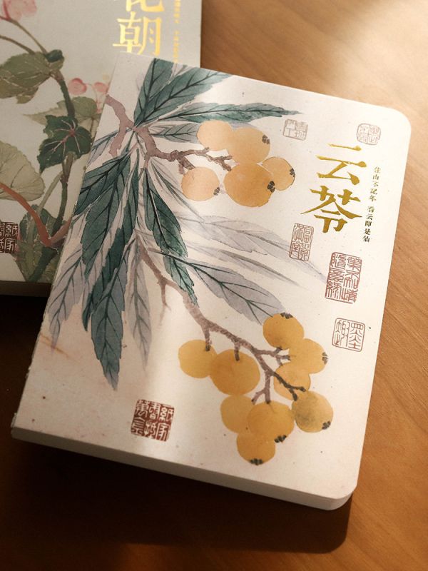 花晨月夕(雲苓)_文藝古典空白筆記本/手帳本/蓋章本 