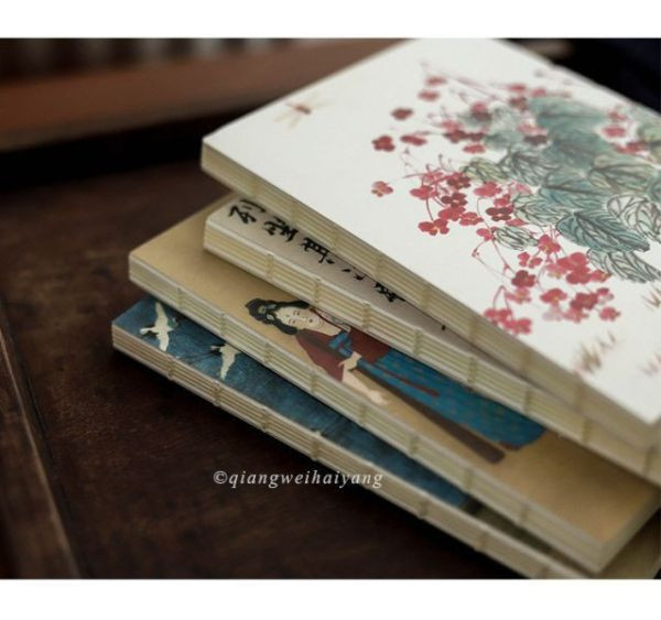 搗練圖 （唐代名畫家張萱）_歷代書法國畫名家空白筆記本/手帳本/蓋章本 