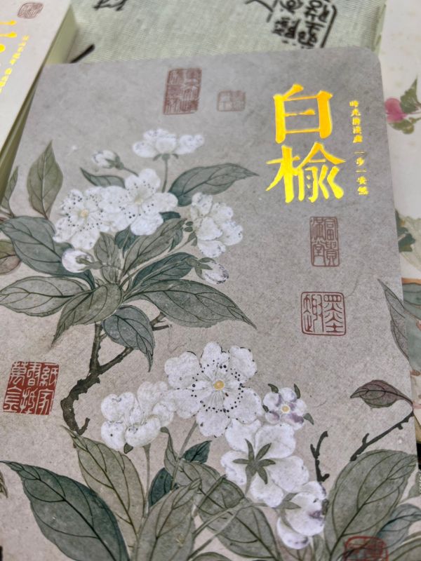 花晨月夕(白榆)_文藝古典空白筆記本/手帳本/蓋章本 
