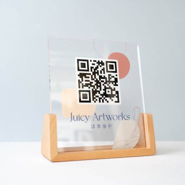 客製化 QR code 立牌 店家掃碼立牌, 高彩度精細UV噴印, 商店掃碼, linepay立牌, logo立牌, qrcode, qr code, 掃碼背板, 客製化qrcode,客製化UV噴印, 客製化logo立牌