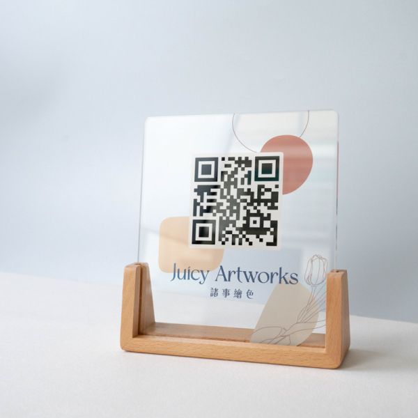 客製化 QR code 立牌 店家掃碼立牌, 高彩度精細UV噴印, 商店掃碼, linepay立牌, logo立牌, qrcode, qr code, 掃碼背板, 客製化qrcode,客製化UV噴印, 客製化logo立牌