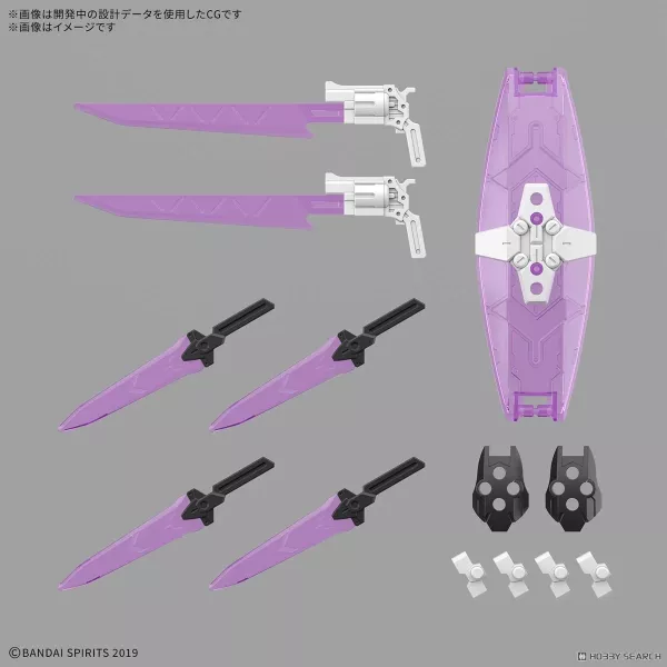 BANDAI 30MM 組裝模型輕作戰 1/144 EXM-X20A 列維尼克斯 (TYPE-A) 