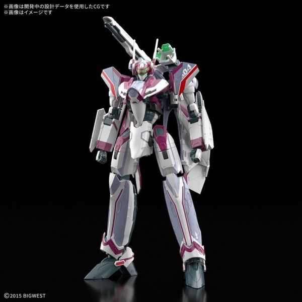 BANDAI HG 1/100 VF-31C 英雄式（米拉潔・法莉娜・吉納斯座機）豪華套組 