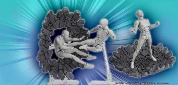 BANDAI 魂EFFECT 裂地衝擊特效 灰色 