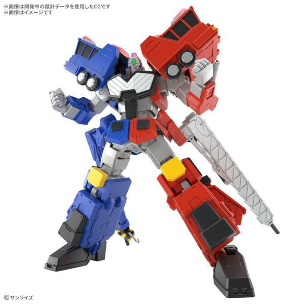 BANDAI HG 勇者王 我王凱牙 超龍神 組裝模型 