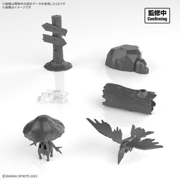 BANDAI 30MF 組裝奇幻輕作戰 改裝景物1 