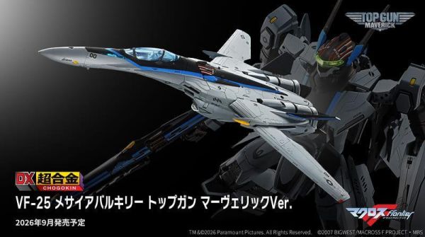 BANDAI DX超合金 超時空要塞 VF-25 彌賽亞女武神 (捍衛戰士:獨行俠Ver.) 