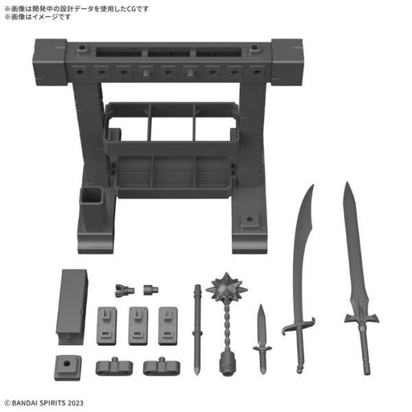 BANDAI 30MF 組裝奇幻輕作戰 道具店3（選配式武裝） 組裝模型 